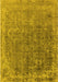 Oriental Yellow Industrial Rug, urb2718yw