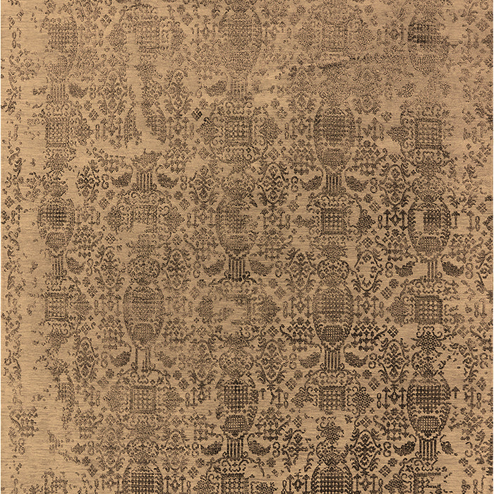 Oriental Brown Industrial Rug, urb2718brn