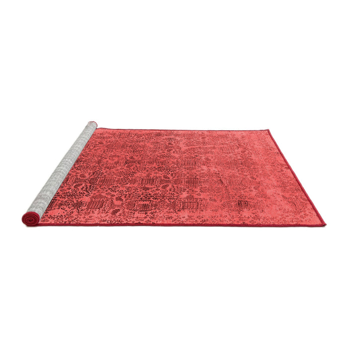 Industrial Red Washable Rugs