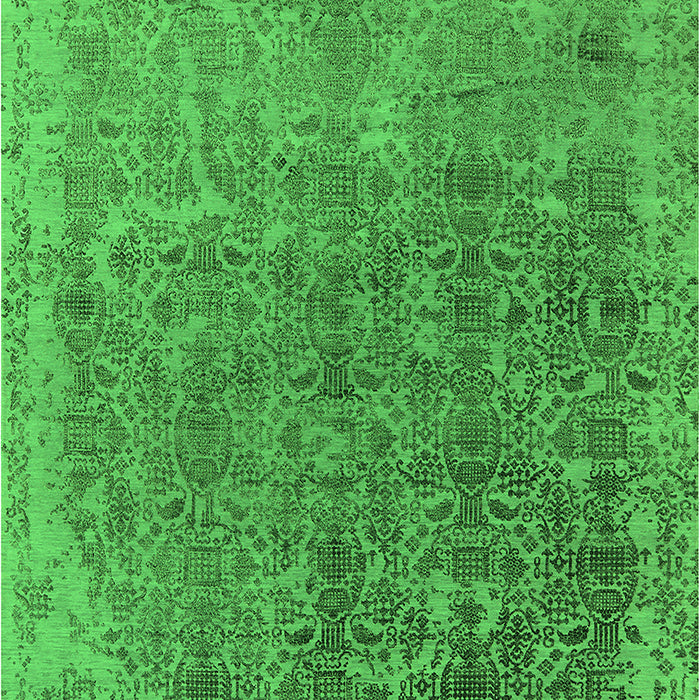 Oriental Green Industrial Rug, urb2718grn