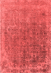 Oriental Red Industrial Rug, urb2718red