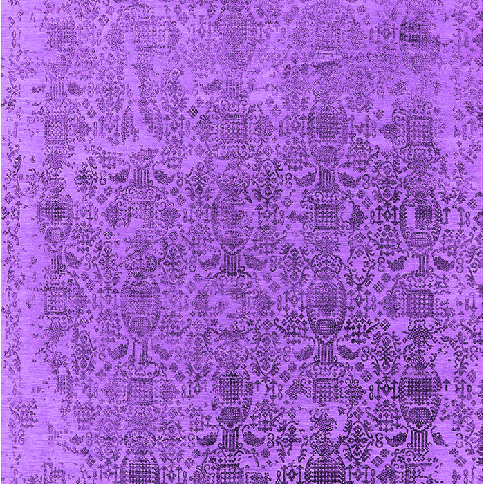 Machine Washable Oriental Purple Industrial Area Rugs, wshurb2718pur