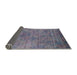 Sideview of Mid-Century Modern Purple Oriental Rug, urb2719