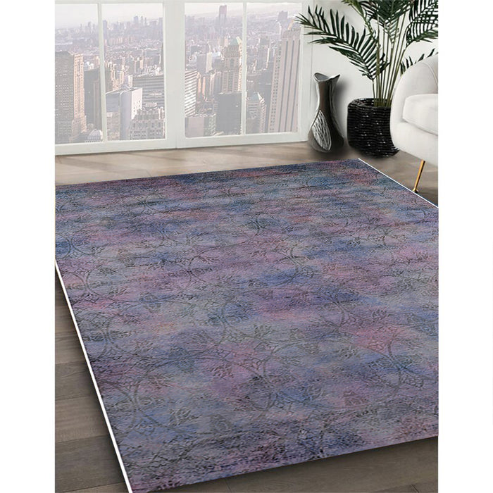 Machine Washable Industrial Modern Grape Purple Rug in a Family Room, wshurb2719