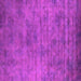Square Machine Washable Oriental Pink Industrial Rug, wshurb2719pnk