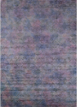 Machine Washable Industrial Modern Grape Purple Rug, wshurb2719