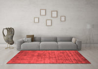 Machine Washable Oriental Red Industrial Rug, wshurb2719red