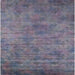 Square Mid-Century Modern Purple Oriental Rug, urb2719