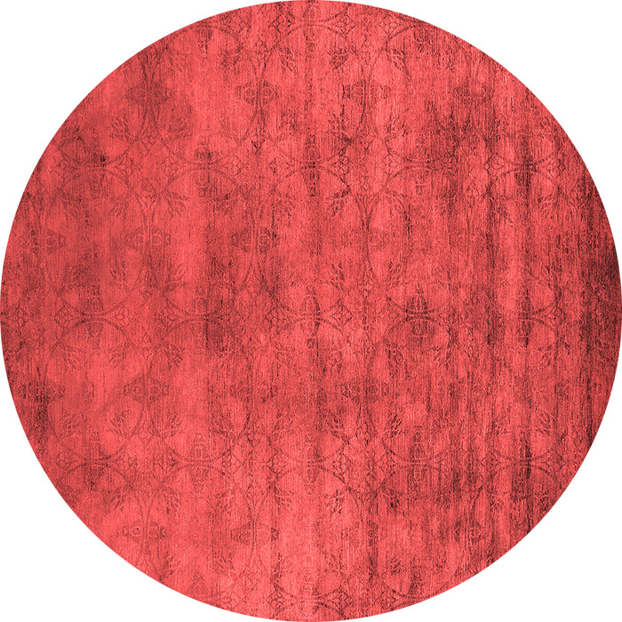 Machine Washable Oriental Red Industrial Rug, wshurb2719red
