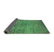 Sideview of Oriental Green Industrial Rug, urb2720grn