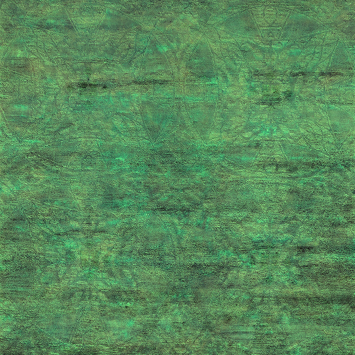 Machine Washable Oriental Green Industrial Area Rugs, wshurb2720grn