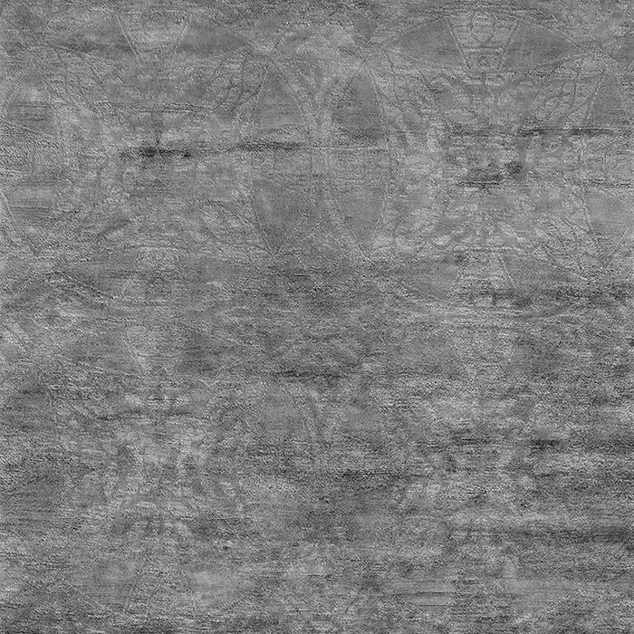 Machine Washable Oriental Gray Industrial Rug, wshurb2720gry