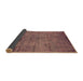 Sideview of Oriental Brown Industrial Rug, urb2720brn