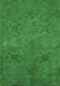 Oriental Emerald Green Industrial Rug, urb2721emgrn