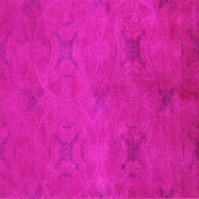 Square Oriental Pink Industrial Rug, urb2721pnk