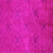 Square Oriental Pink Industrial Rug, urb2721pnk