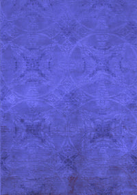 Oriental Blue Industrial Rug, urb2721blu