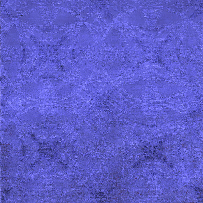 Oriental Blue Industrial Rug, urb2721blu