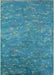 Mid-Century Modern Blue Oriental Rug, urb2722