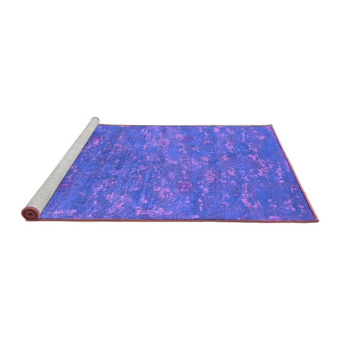 Sideview of Machine Washable Oriental Purple Industrial Area Rugs, wshurb2722pur