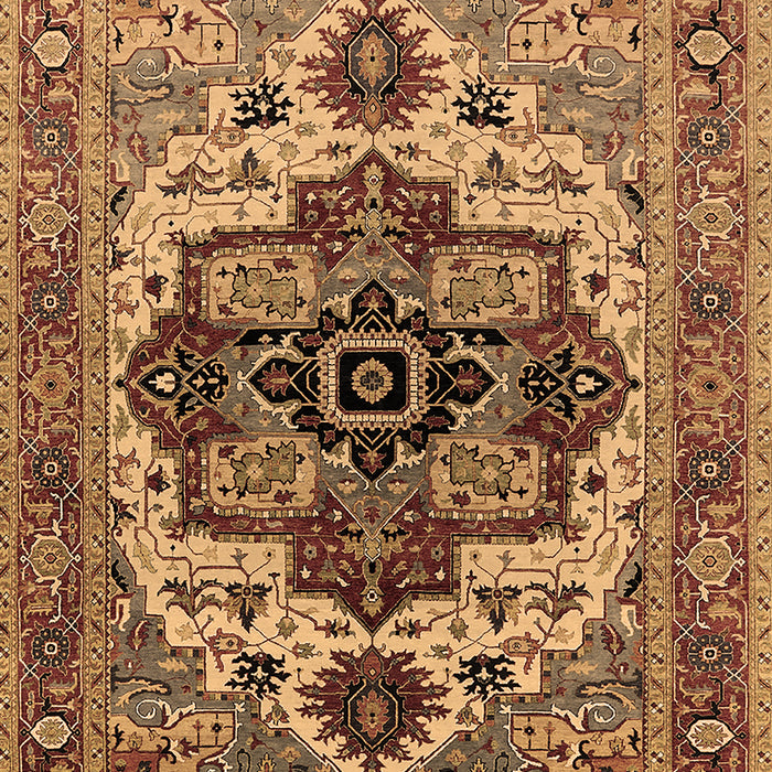 Oriental Brown Industrial Rug, urb2723brn