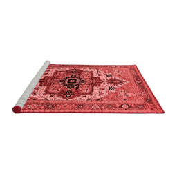 Industrial Red Washable Rugs