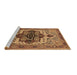 Sideview of Machine Washable Oriental Brown Industrial Rug, wshurb2723brn