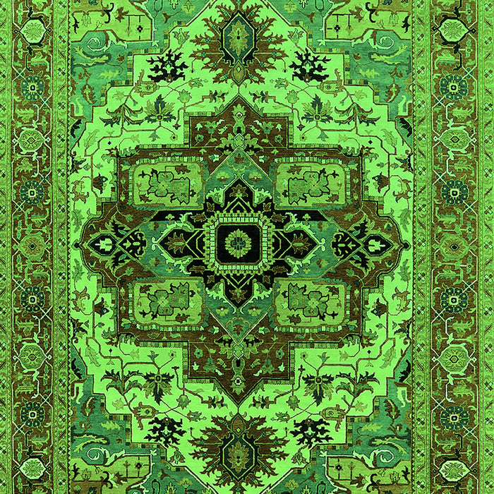 Oriental Green Industrial Rug, urb2723grn