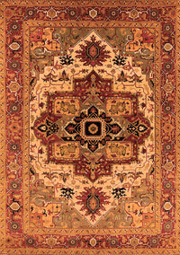 Oriental Orange Industrial Rug, urb2723org