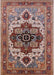 Mid-Century Modern Light French Beige Brown Oriental Rug, urb2723