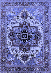 Oriental Blue Industrial Rug, urb2723blu