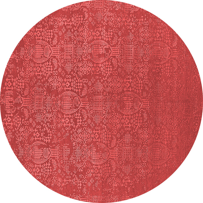 Machine Washable Oriental Red Industrial Rug, wshurb2724red