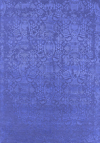 Oriental Blue Industrial Rug, urb2724blu