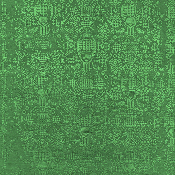 Oriental Emerald Green Industrial Rug, urb2724emgrn