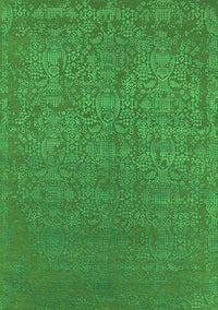 Oriental Green Industrial Rug, urb2724grn