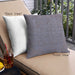 Front View of Mid-Century Modern Urban Square Carbon Gray Throw Pillow, 18 inch by 18 inch, pwurb2724