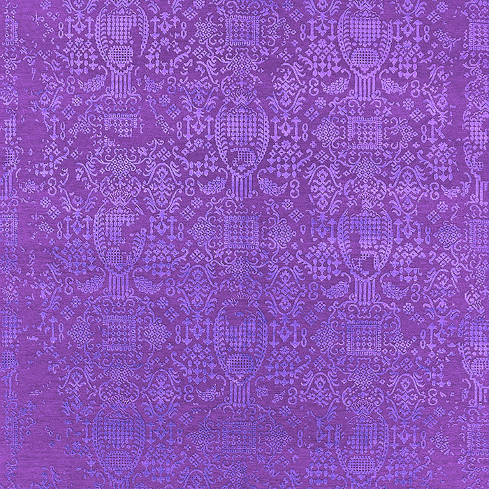 Machine Washable Oriental Purple Industrial Area Rugs, wshurb2724pur