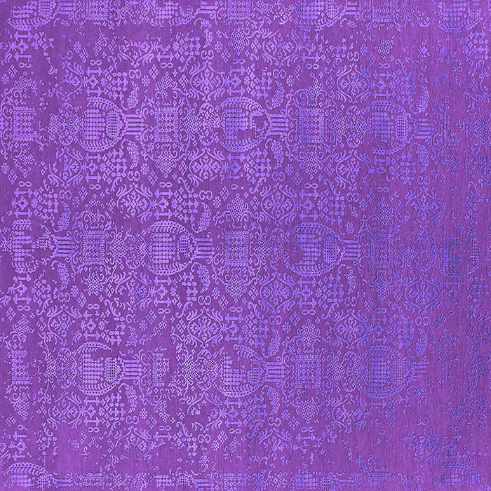 Square Oriental Purple Industrial Rug, urb2724pur