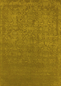 Oriental Yellow Industrial Rug, urb2724yw