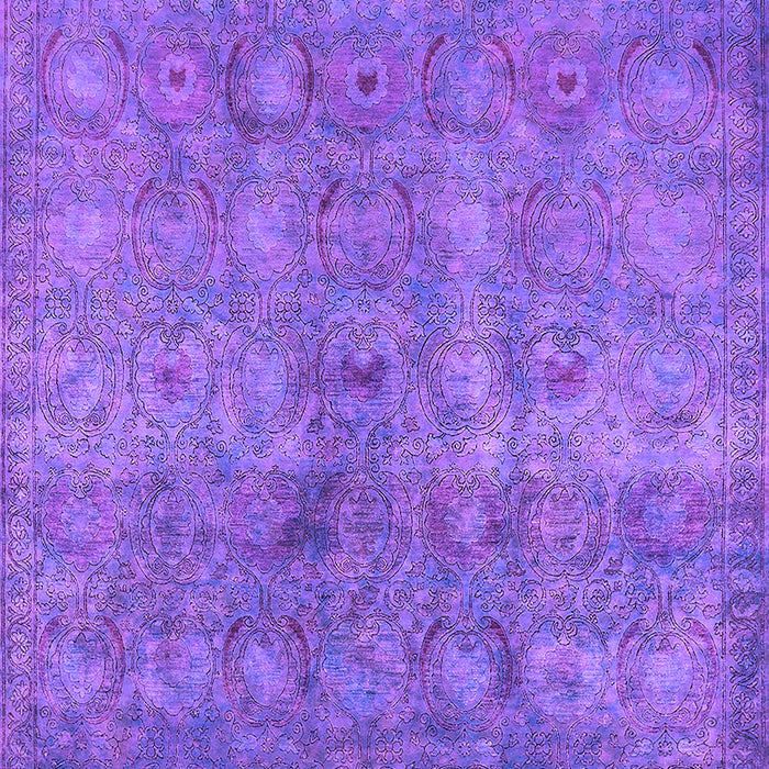 Machine Washable Persian Purple Bohemian Area Rugs, wshurb2725pur