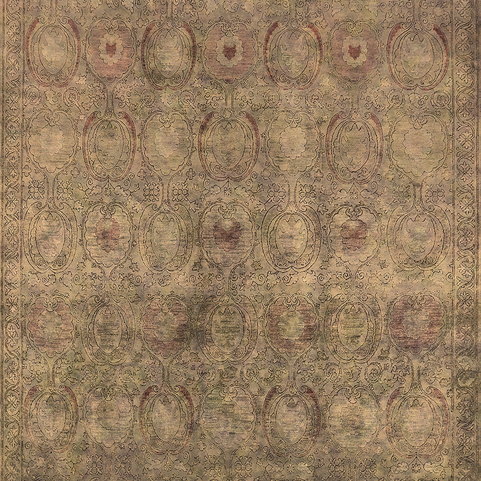 Machine Washable Persian Brown Bohemian Rug, wshurb2725brn