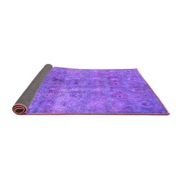Sideview of Persian Purple Bohemian Rug, urb2725pur