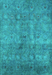 Persian Turquoise Bohemian Rug, urb2725turq