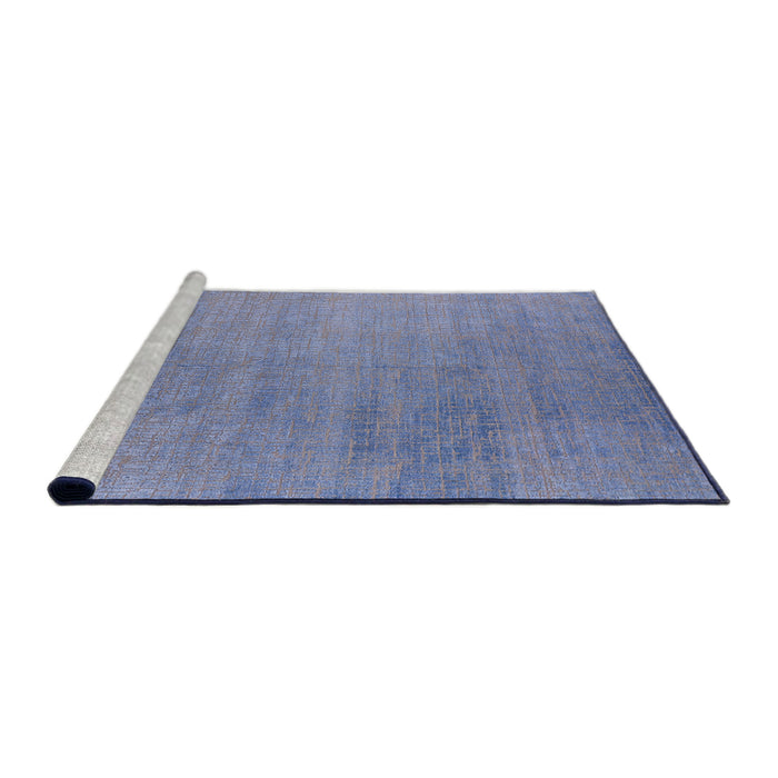 Sideview of Machine Washable Industrial Modern Periwinkle Purple Rug, wshurb2726