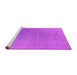 Sideview of Machine Washable Oriental Pink Industrial Rug, wshurb2726pnk