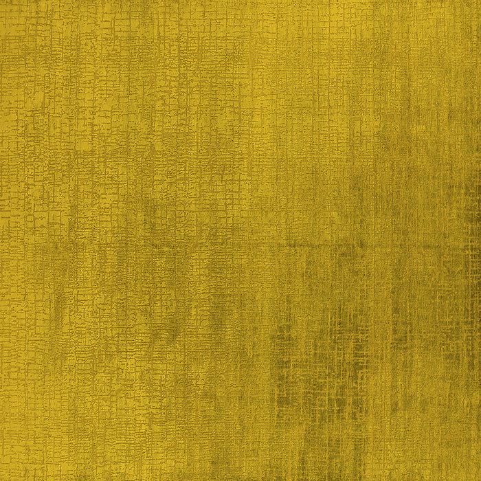 Square Machine Washable Oriental Yellow Industrial Rug, wshurb2726yw