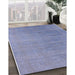 Machine Washable Industrial Modern Periwinkle Purple Rug in a Family Room, wshurb2726