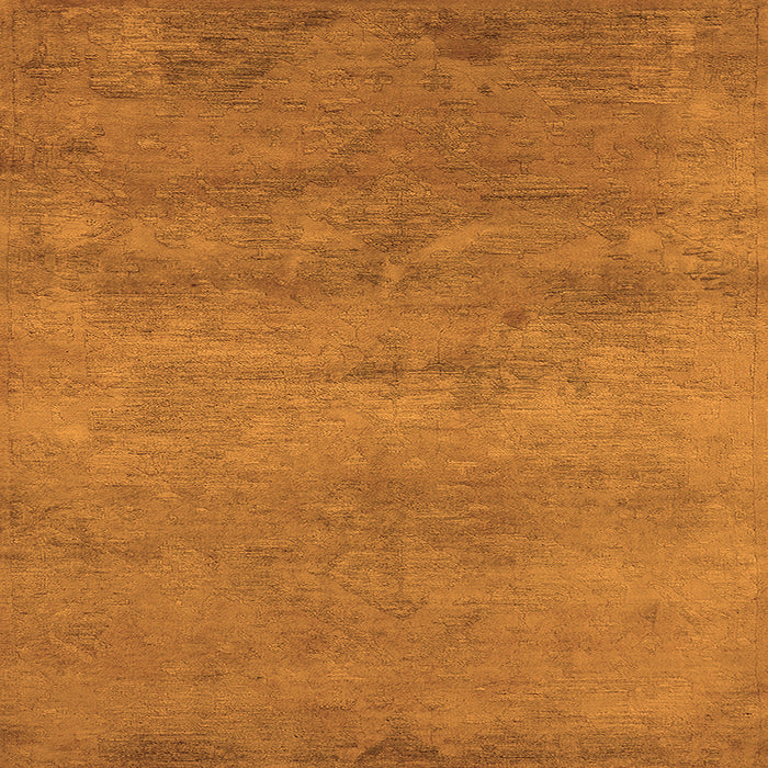 Square Oriental Orange Industrial Rug, urb2727org