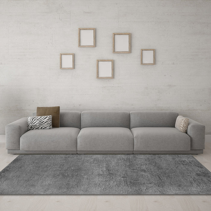 Machine Washable Oriental Gray Industrial Rug in a Living Room,, wshurb2727gry