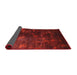 Sideview of Mid-Century Modern Red Oriental Rug, urb2728